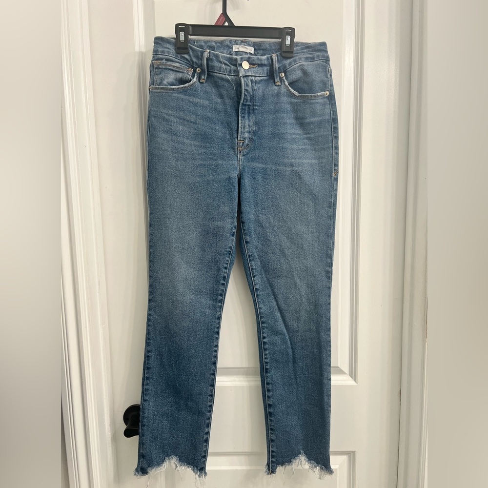 Good American Jeans straight leg size 8/29 VEUC